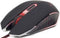 Gembird MUSG-001-R - Gaming muis, zwart/rood