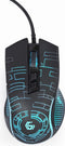 Gembird MUSG-RGB-01 muis Rechtshandig USB Type-A 3600 DPI