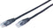 Gembird Patch Cord Cat.5e UTP 0.25m netwerkkabel Zwart 0,25 m Cat5e U/UTP (UTP)