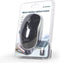 Gembird stille draadloze USB-C muis met 4 knoppen - 800-1600 DPI / zwart