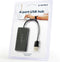 Gembird USB hub met 4 poorten - USB2.0 - busgevoed / zwart - 0,15 meter