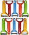 Gemea Dunschiller Y-Model - Kunststof - Mes 5 cm - Mix Kleur - 10 Stuks
