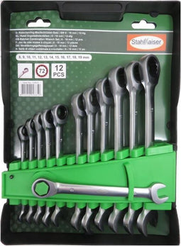 Gemengde Ratelsleutel Set 12 Pcs