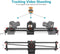 Gemotoriseerde Camera Slider, 31.5 2.4G Draadloze Controle Carbon Fiber Track Rail met Mute Motor/Time Lapse Video Shot/Follow Focus Shot/120 Graden Panoramisch Shot voor DSLRs, Lading tot 22 lbs