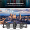 Gemotoriseerde Camera Slider, 31.5 2.4G Draadloze Controle Carbon Fiber Track Rail met Mute Motor/Time Lapse Video Shot/Follow Focus Shot/120 Graden Panoramisch Shot voor DSLRs, Lading tot 22 lbs