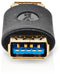 Nedis CCBW60900AT - USB A naar USB A adapter - 2x USB-A 3.2 Gen 1 - Grijs