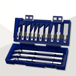 Generic 16-delige hobbymessenset - scalpel messen