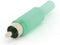 Generic Mannelijke Rca Plug - Groen