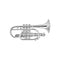 Geneva Cornet Mentor (verzilverd)