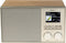 Geneva DeCon S internet, DAB+ en FM radio met Spotify en Bluetooth - champagne/walnoot