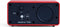 Geneva Time Wekker/bluetooth speaker - Rood
