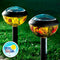 Genius Ideas Set Of 2 Solar Lamp Tiffany Design