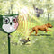 Genius Ideas Universal Solar Repeller Sonic Fence - Owl