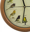 Genius Ideas Wall Clock Birdsong Design
