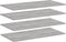vidaXL - Wandschappen - 4 - st - 100x50x1,5 - cm - bewerkt - hout - grijs - sonoma - eiken