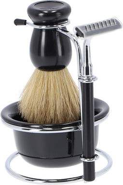 Gentlemens Barbershop Basic Scheerset Zwart