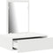 vidaXL - Wandkaptafel - Wit - 60x40x70 - cm