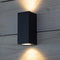 Geo Up&Down Muurlamp Zwart