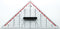 Geodriehoek M鯾ius & Ruppert 30cm plexiglas transparant voor technisch tekenen