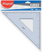 Geodriehoek Maped 45gr 32cm