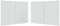 vidaXL - Tentwanden - 2 - st - met - ritssluiting - PE - wit
