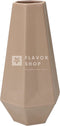 Geometrische vaas uit bamboevezel - Poederroze
