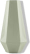 Geometrische vaas uit bamboevezel - Saliegroen