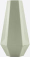 Geometrische vaas uit bamboevezel - Saliegroen