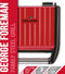George Foreman 25040-56 Steel Grill Family - Rood - Contactgrill