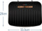 George Foreman Fit Grill Copper - Medium 25811-56 - Contactgrill