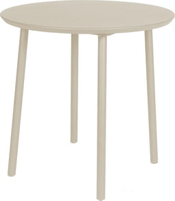 George table diameter80x75 cm alu pearl grey