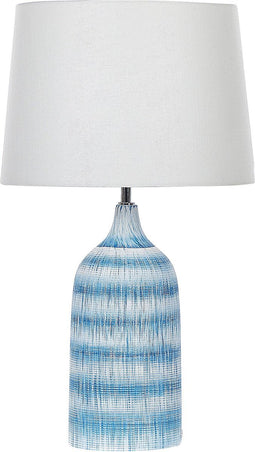 GEORGINA - Tafellamp - Blauw - Keramiek