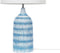 GEORGINA - Tafellamp - Blauw - Keramiek