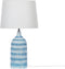 GEORGINA - Tafellamp - Blauw - Keramiek