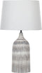 GEORGINA - Tafellamp - Grijs - Keramiek