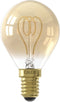 Calex Spiraal Filament LED Lamp - E14 - P45 Lichtbron Goud - 3.5W - Dimbaar