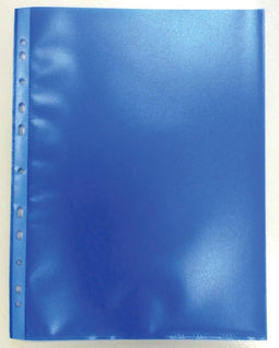 Geperforeerde showtas blauw