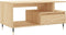vidaXL - Salontafel - 90x49x45 - cm - bewerkt - hout - sonoma - eikenkleurig