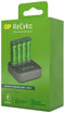 GP B421 - USB Lader AA/AAA - Laadt 2 AA 2100mAh in 6 uur - Zwart-grijs-olijgroen