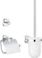 GROHE Essentials - Accessoireset - Toiletrolhouder - Toiletborstelset - Haak - Chroom (1 set)