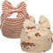 Konges slojd Bambi Basic strik / haarband GOTS - Set van 2 - Bunny Tokki / Heart - Maat 18 maand - 3 jaar
