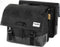 Gerecyclede dubbele fietstas Urban Proof - 2 x 27,5 Liter - L42xB19xH34 cm - zwart/grijs