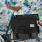 Gerecyclede dubbele fietstas Urban Proof - 2 x 27,5 Liter - L42xB19xH34 cm - zwart/grijs