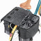 Gerecyclede dubbele fietstas Urban Proof - 2 x 27,5 Liter - L42xB19xH34 cm - zwart/grijs