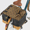 Gerecyclede dubbele fietstas Urban Proof 40 liter - grijs/geel