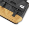 Gerecyclede dubbele fietstas Urban Proof 40 liter - grijs/geel