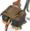 Gerecyclede dubbele fietstas Urban Proof 40 liter - grijs/geel