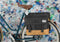 Gerecyclede dubbele fietstas Urban Proof 40 liter - grijs/geel