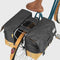 Gerecyclede dubbele fietstas Urban Proof 40 liter - grijs/geel