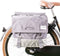 Gerecyclede dubbele fietstas Urban Proof 40 liter - groen/grijs